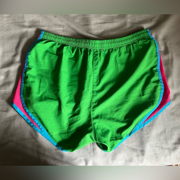 Green/Pink/Blue Nike Dri-fit shorts - Picture 4 of 5